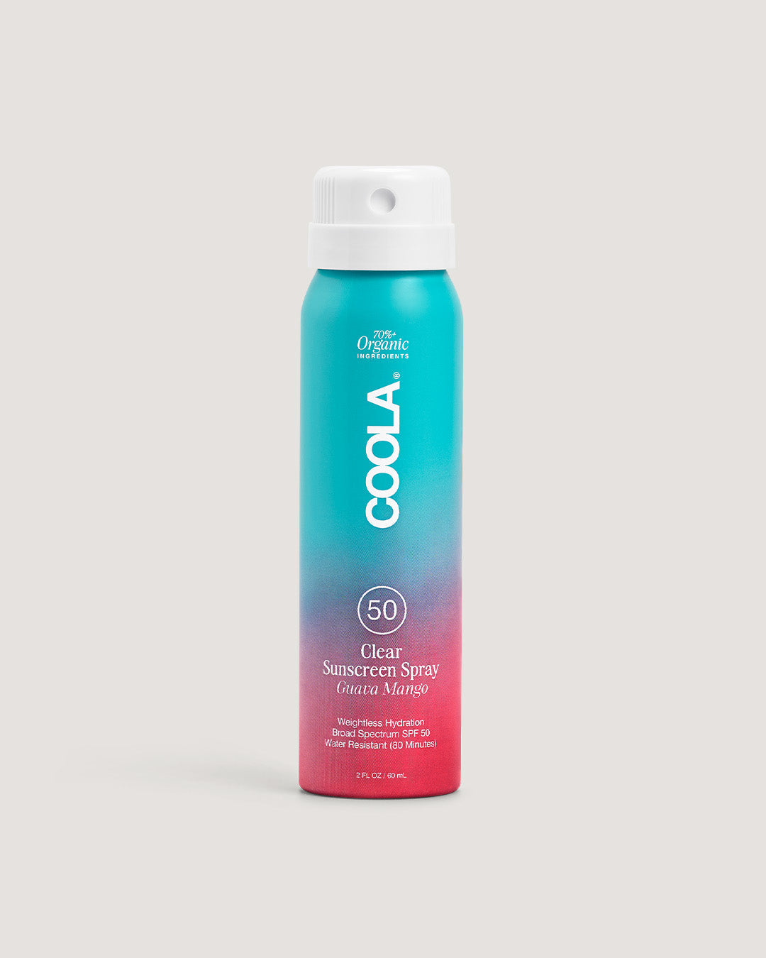COOLA Classic Body Organic Sunscreen Spray SPF 50, Guava Mango