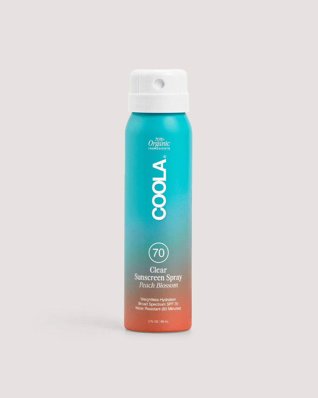 COOLA Classic Body Organic Sunscreen Spray SPF 70, Beach Blossom 