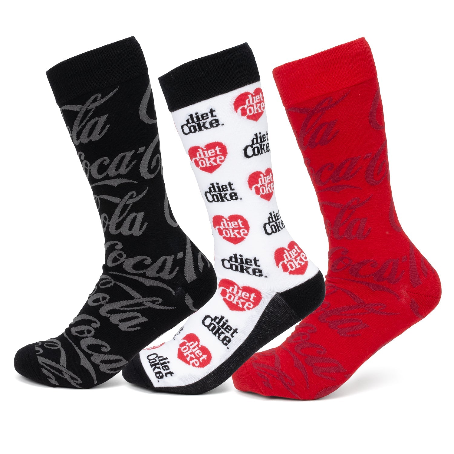 Coca-Cola 3 Pack Sock Set by Cufflinks.com