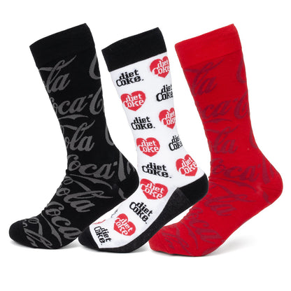 Coca-Cola 3 Pack Sock Set by Cufflinks.com