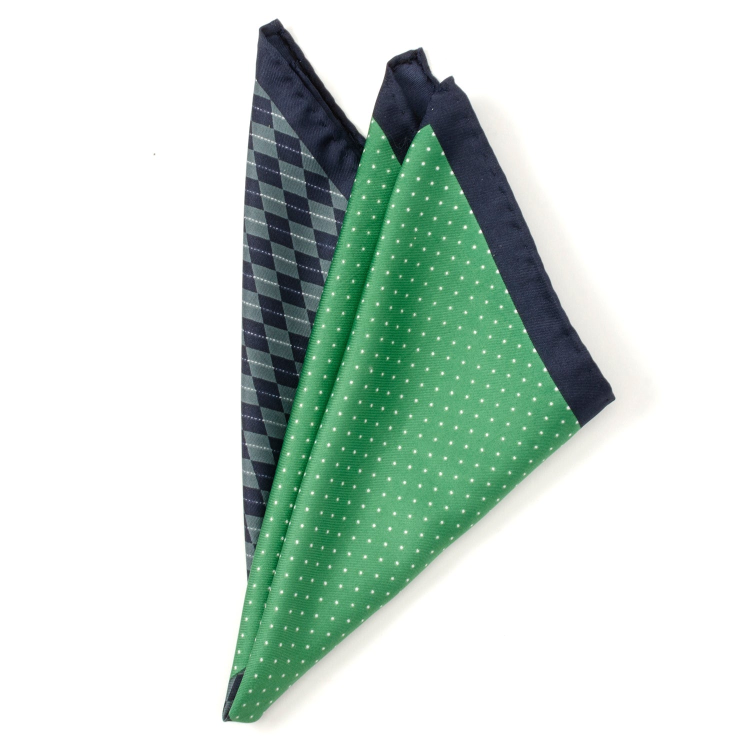 Argyle Dot Multi Pocket Square by Cufflinks.com