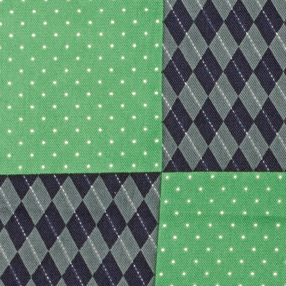 Argyle Dot Multi Pocket Square by Cufflinks.com