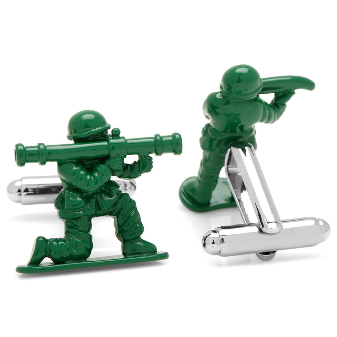 Green Army Men Cufflinks by Cufflinks.com