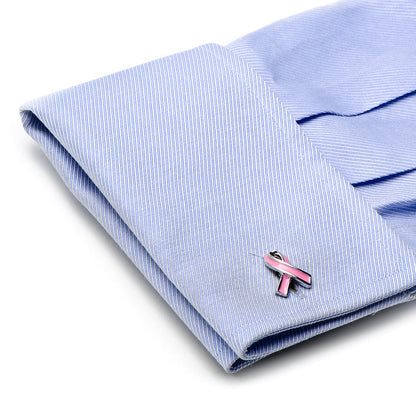 Pink Ribbon Breast Cancer Awareness Cufflinks by Cufflinks.com