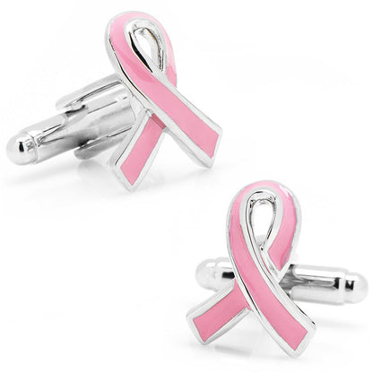 Pink Ribbon Breast Cancer Awareness Cufflinks by Cufflinks.com