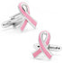 Pink Ribbon Breast Cancer Awareness Cufflinks by Cufflinks.com