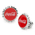 Coca-Cola Bottle Cap Cufflinks by Cufflinks.com