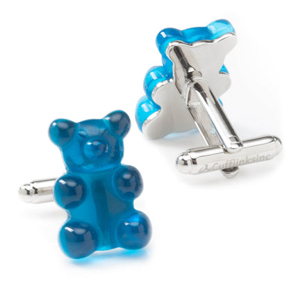 Blue Gummy Bear Cufflinks by Cufflinks.com