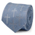 Blue Textured Cross Men&