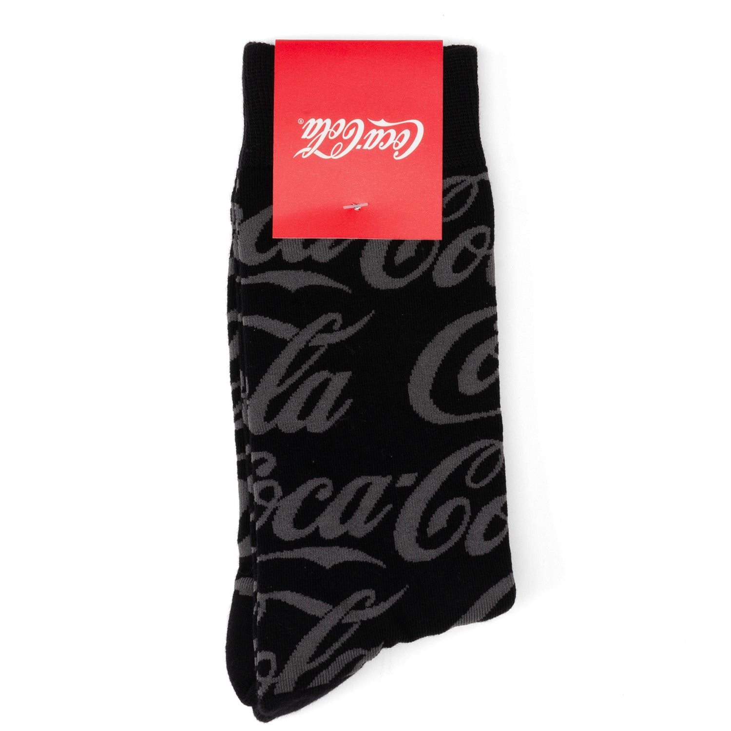 Coca-Cola Black Logo Dress Socks by Cufflinks.com