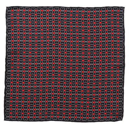Intertwined Hearts Pocket Square by Cufflinks.com