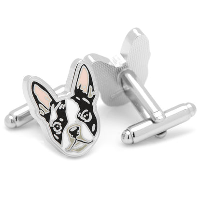 Boston Terrier Cufflinks by Cufflinks.com