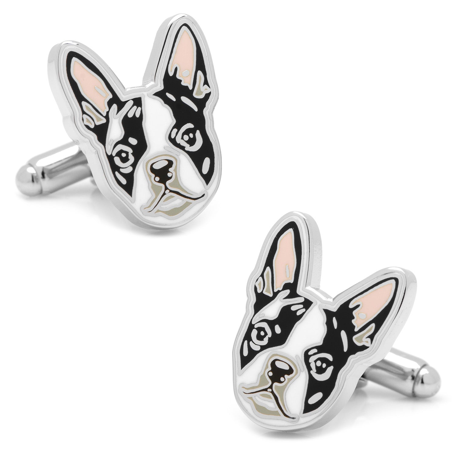 Boston Terrier Cufflinks by Cufflinks.com