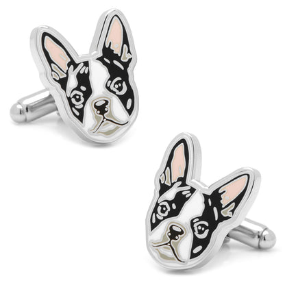 Boston Terrier Cufflinks by Cufflinks.com