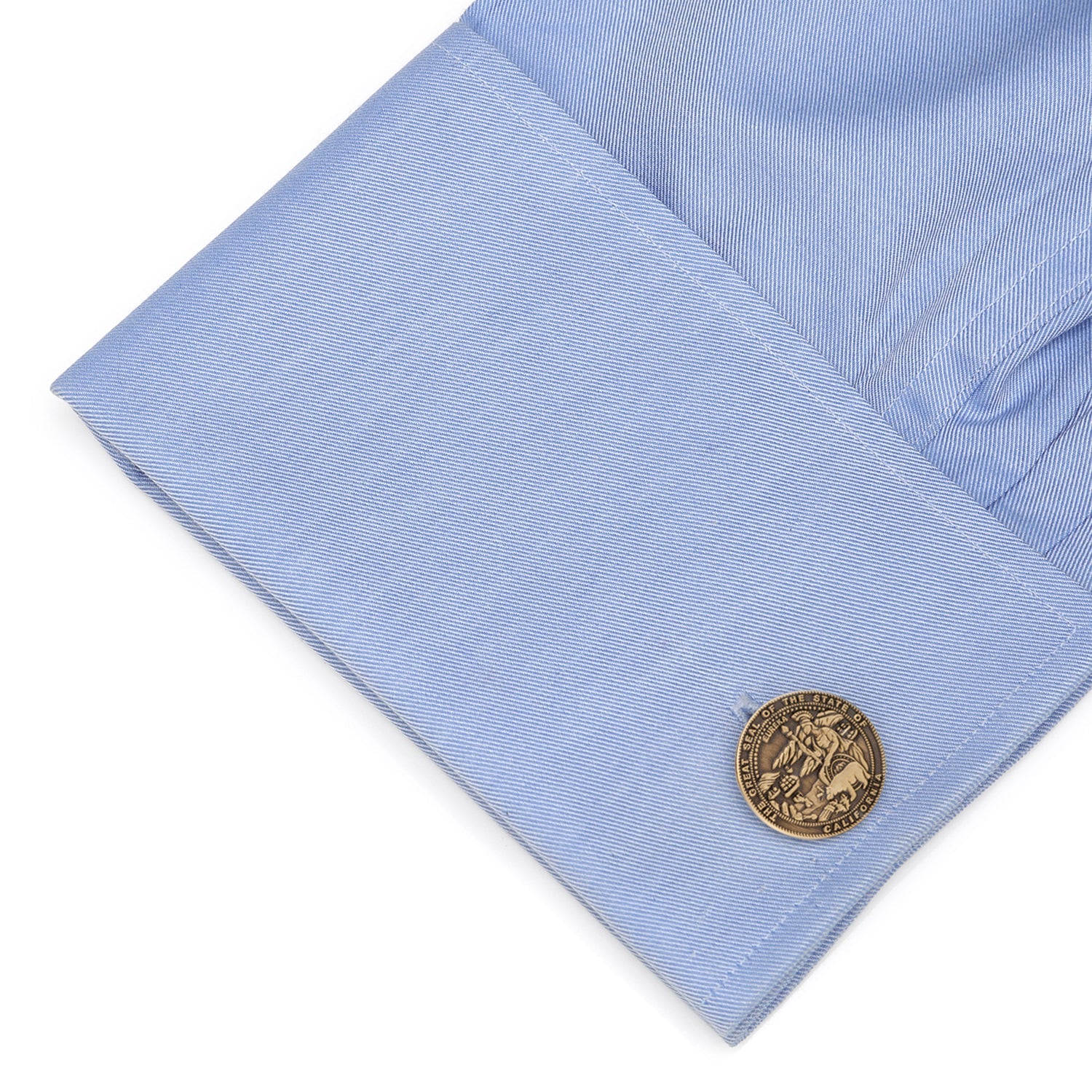 California Seal Embossed Cufflink by Cufflinks.com