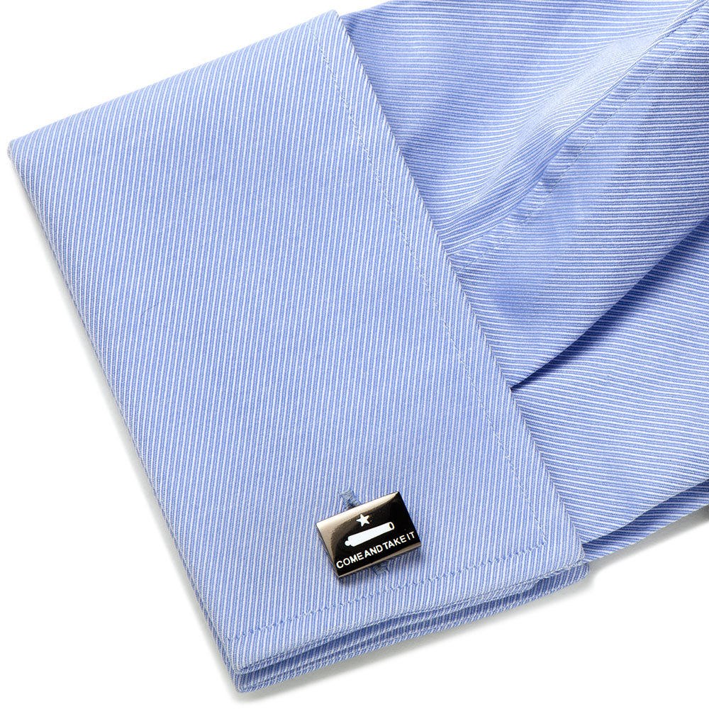 Come and Take It Texas Cufflinks by Cufflinks.com