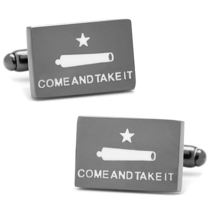 Come and Take It Texas Cufflinks by Cufflinks.com