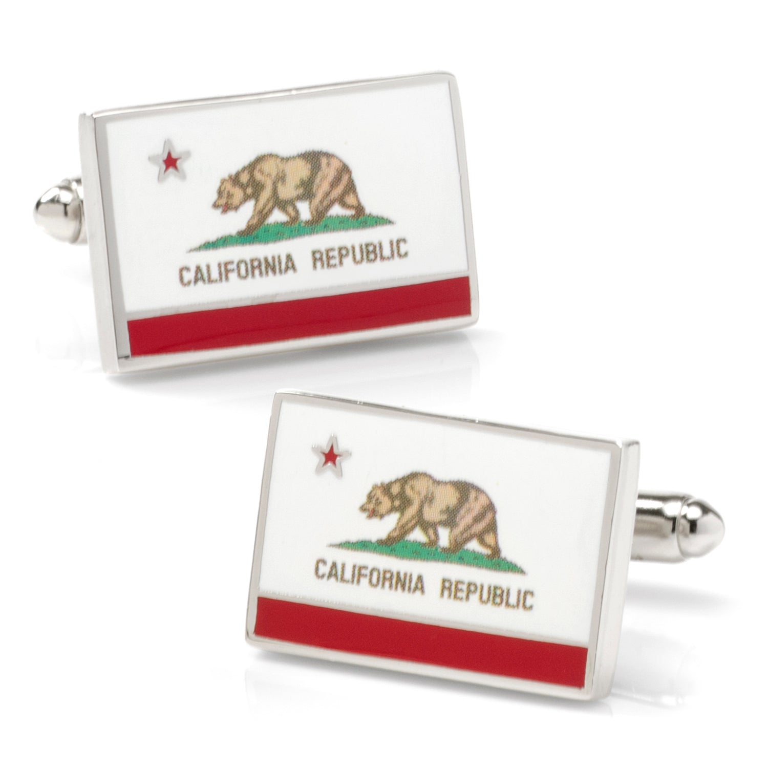 California State Flag Cufflinks by Cufflinks.com