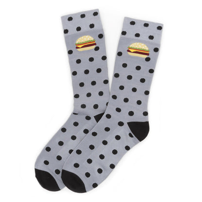Cheeseburger Socks by Cufflinks.com