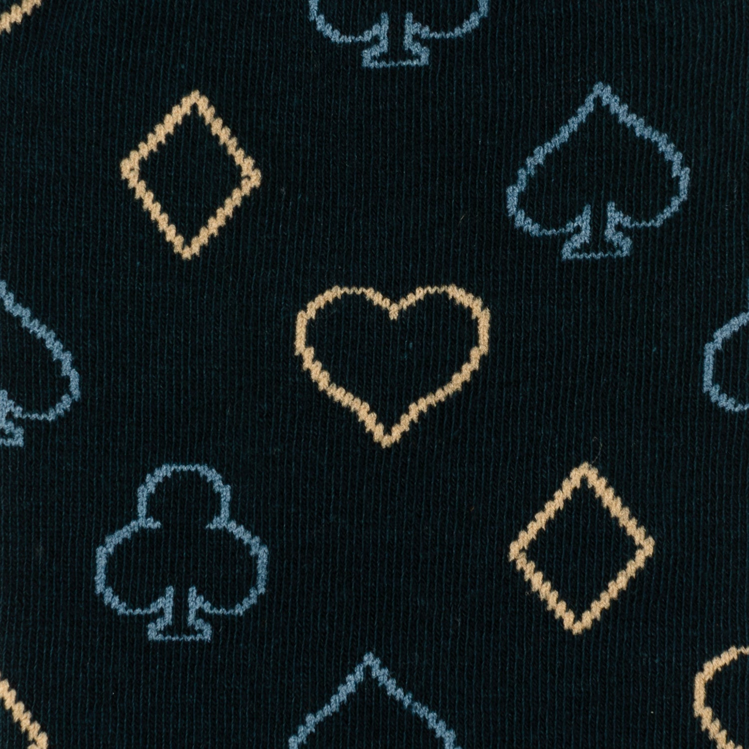Card Suits Casino Blue Men&