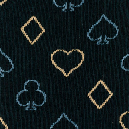 Card Suits Casino Blue Men&