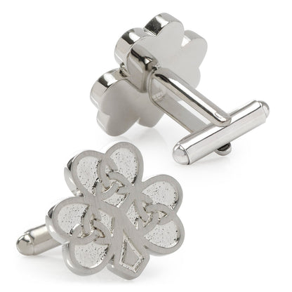 Celtic Knot Shamrock Cufflinks by Cufflinks.com