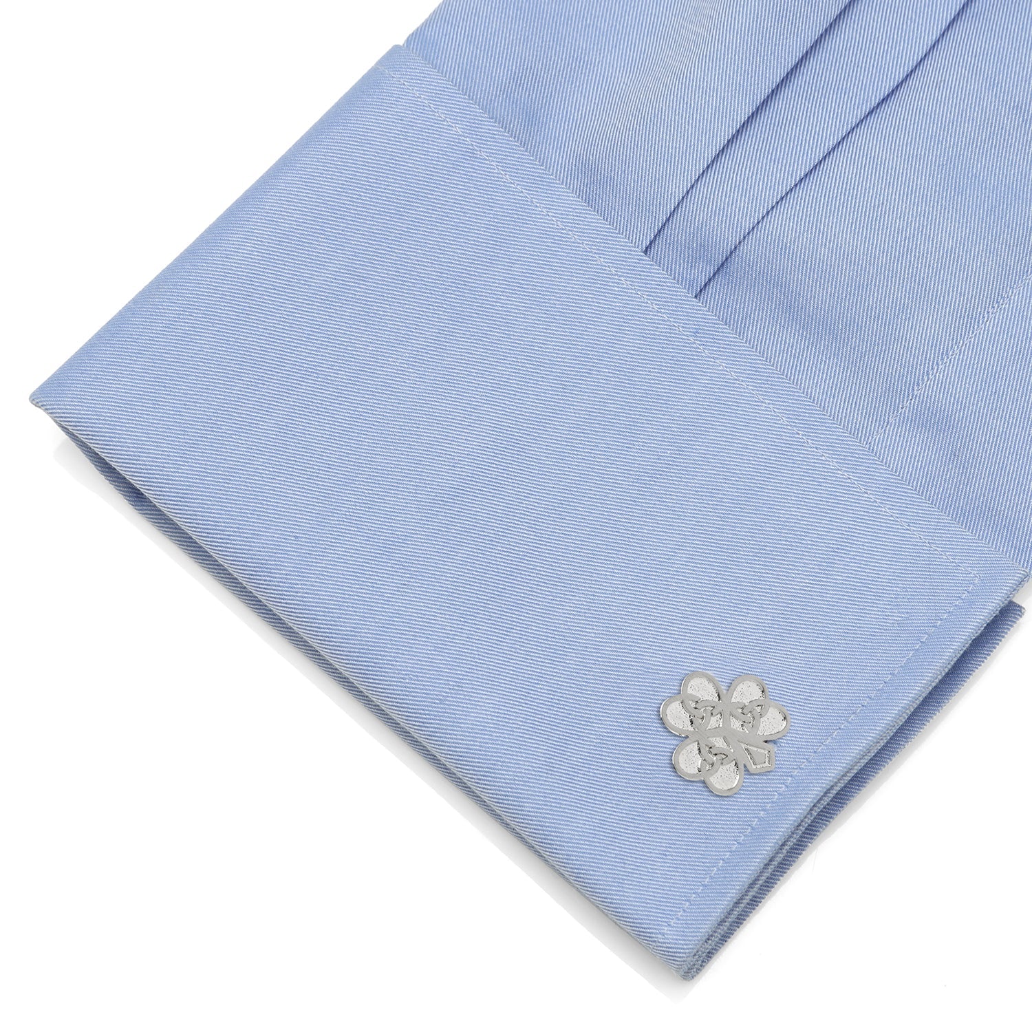 Celtic Knot Shamrock Cufflinks by Cufflinks.com