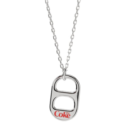 Diet Coke Tab Silver Necklace by Cufflinks.com