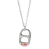 Diet Coke Tab Silver Necklace by Cufflinks.com
