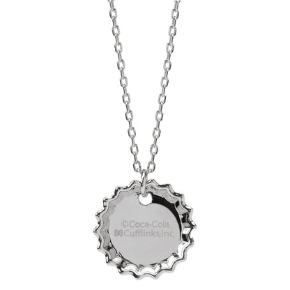Diet Coke Bottle Cap Red Necklace by Cufflinks.com