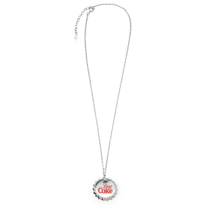 Diet Coke Bottle Cap Red Necklace by Cufflinks.com