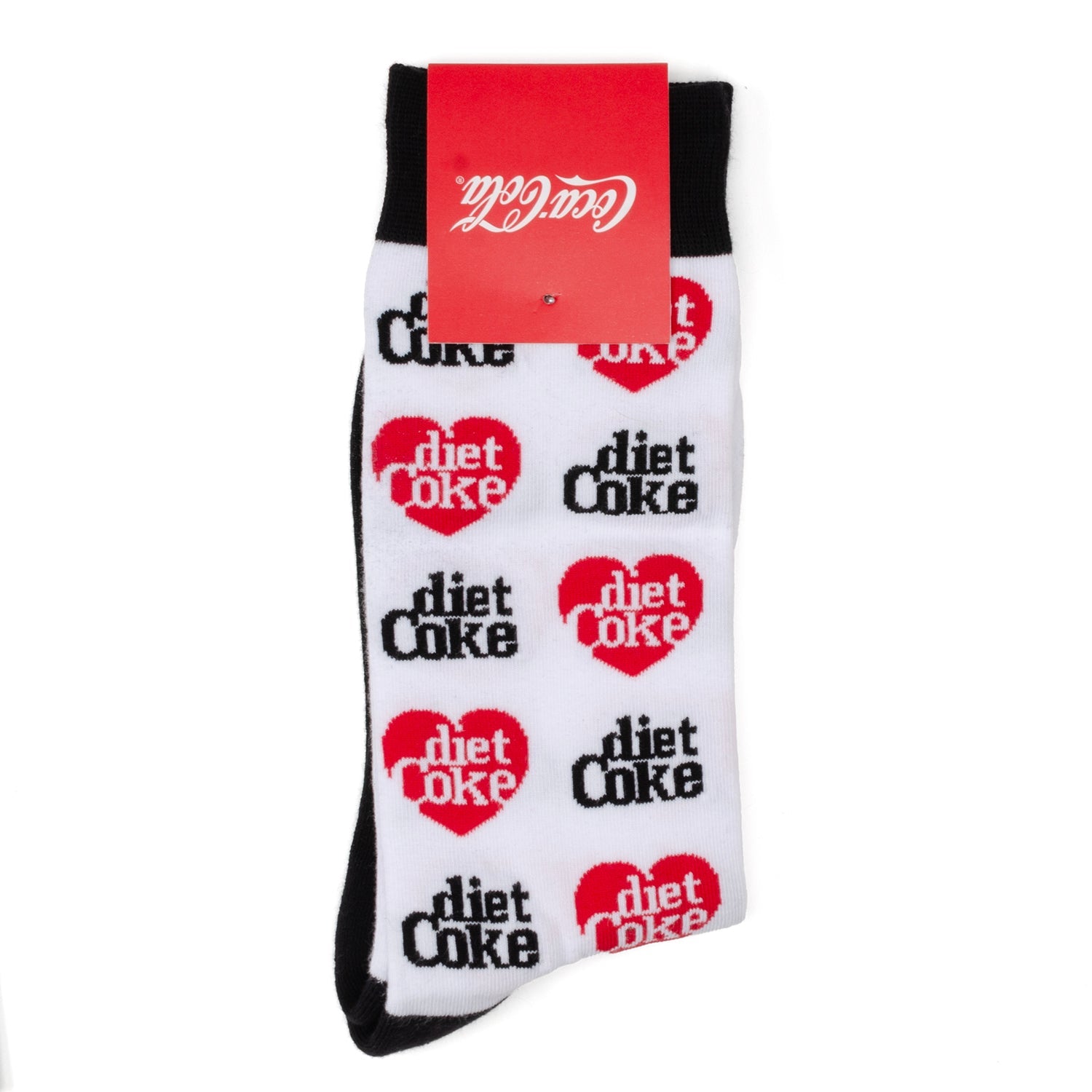 Diet Coke White Dress Socks by Cufflinks.com