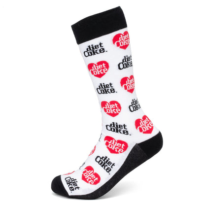 Diet Coke White Dress Socks by Cufflinks.com