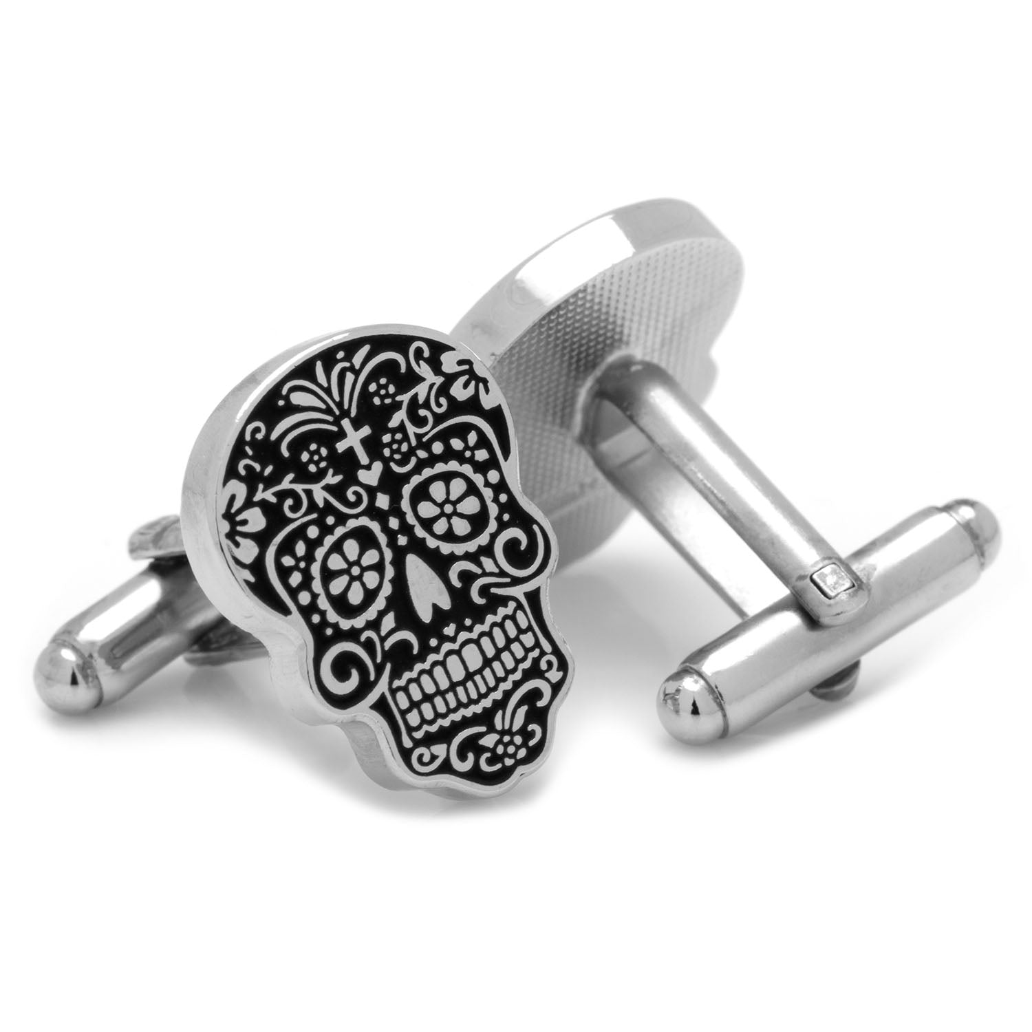 Silver Day of the Dead Cufflinks by Cufflinks.com