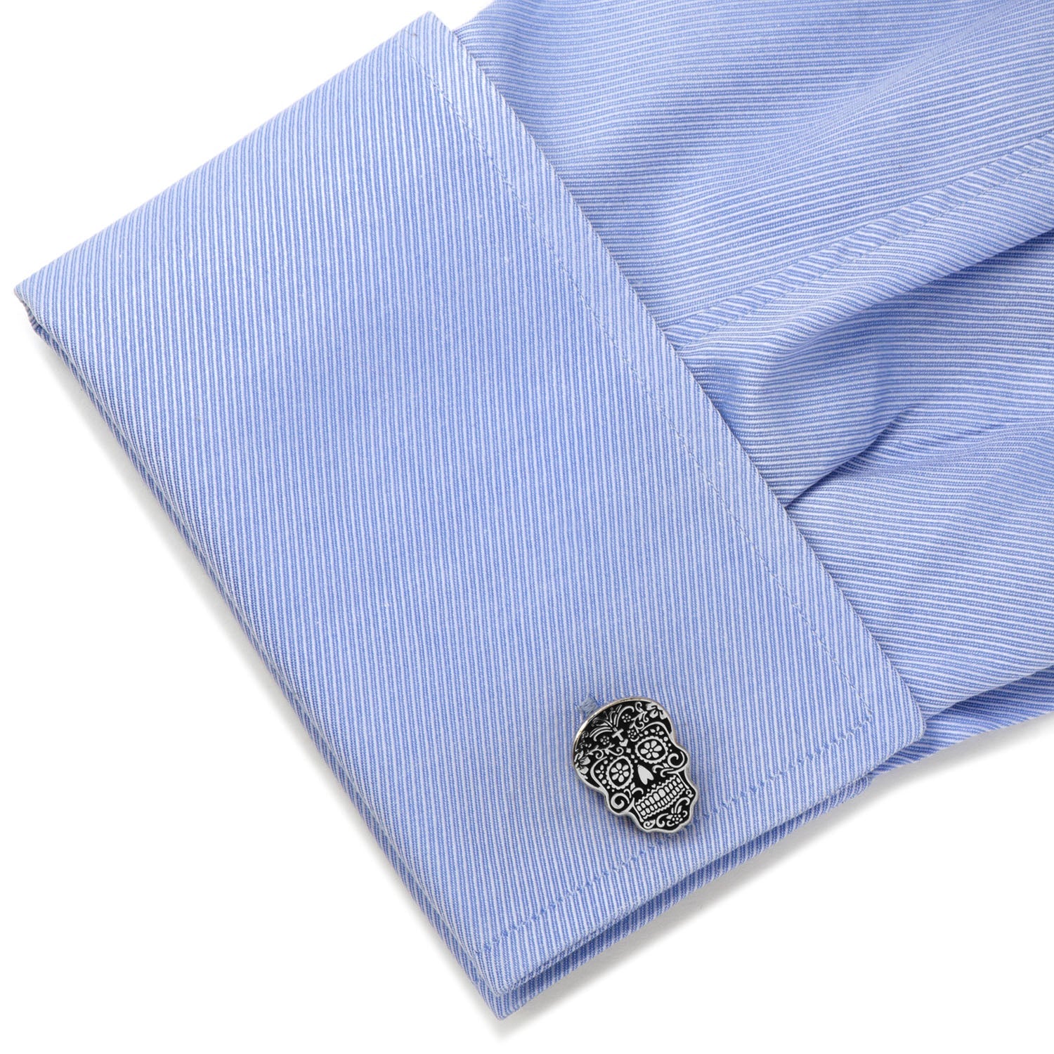 Silver Day of the Dead Cufflinks by Cufflinks.com