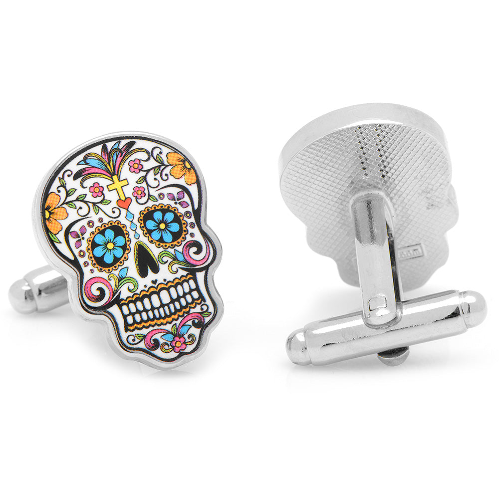 Day of the Dead Skull Cufflinks by Cufflinks.com