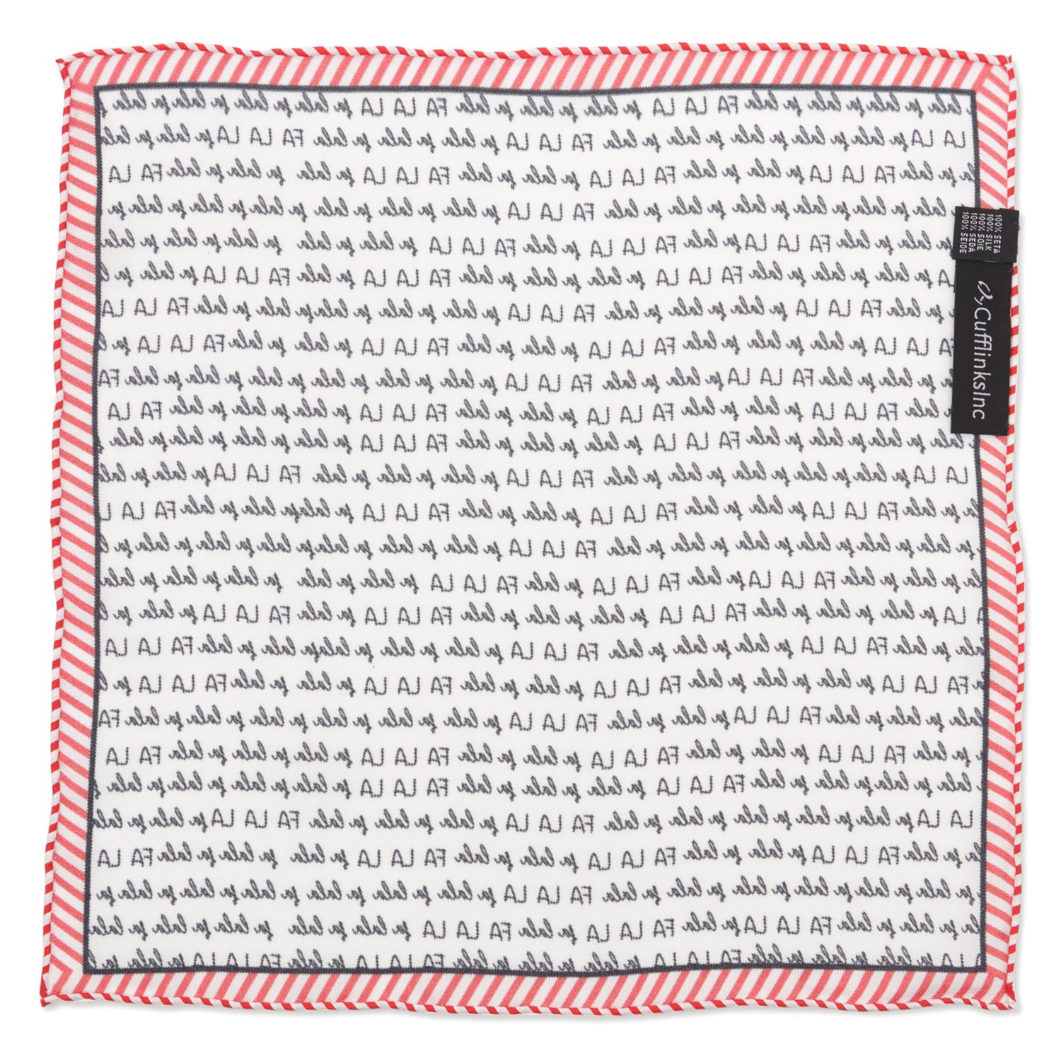 Fa La La Holiday Pocket Square by Cufflinks.com