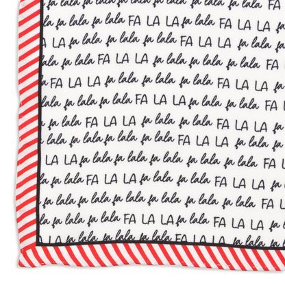 Fa La La Holiday Pocket Square by Cufflinks.com