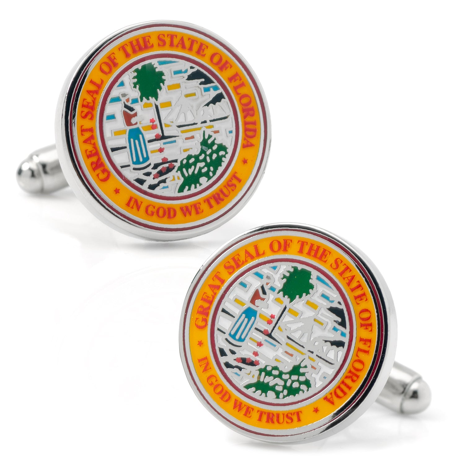Florida Seal Cufflinks by Cufflinks.com