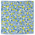 Floral Blue Pocket Square by Cufflinks.com