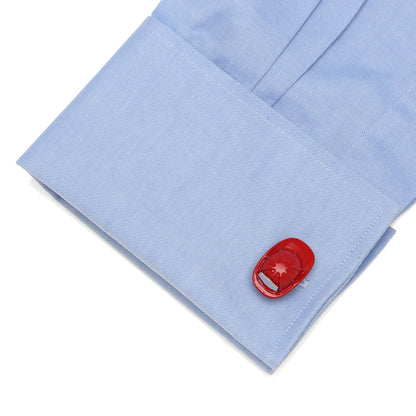 Fireman Hat 3D Cufflinks by Cufflinks.com