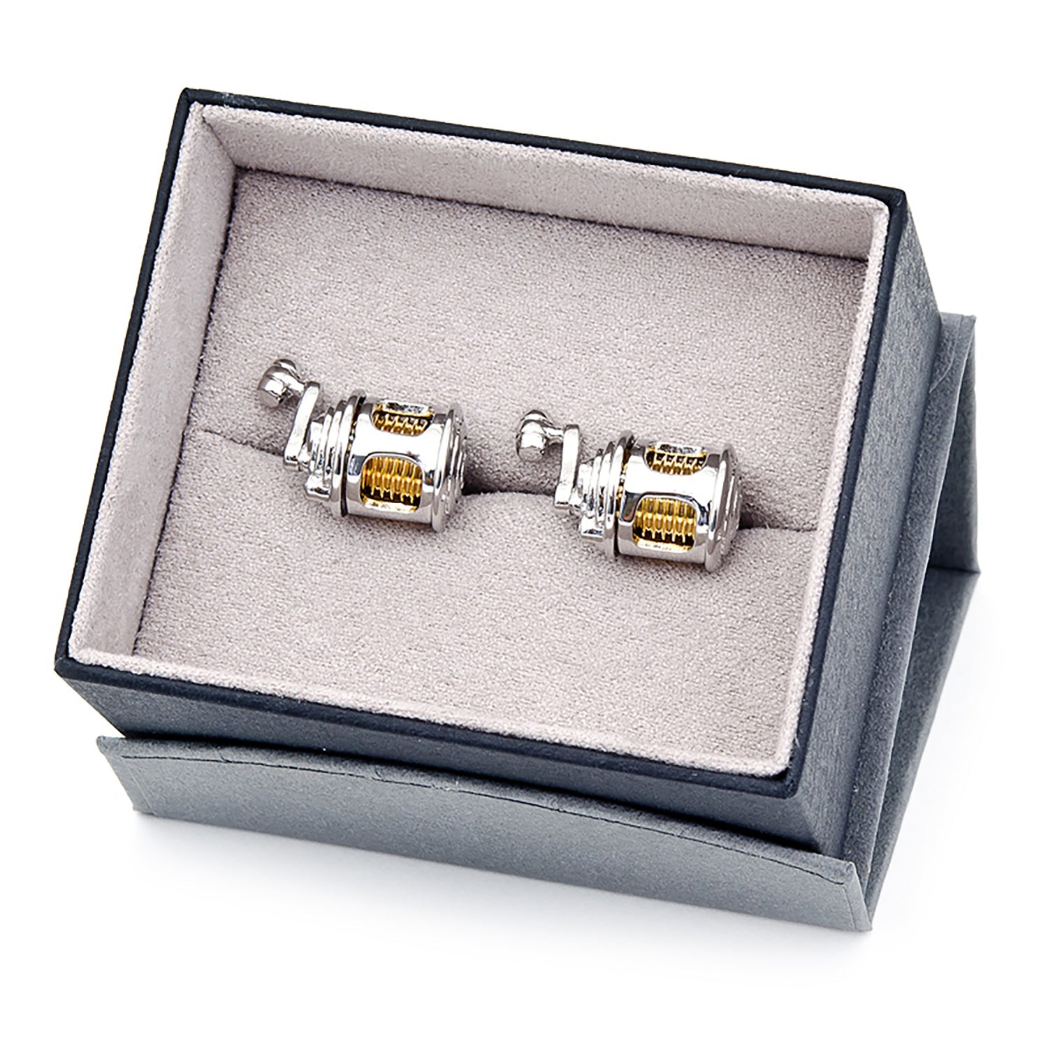 Fishing Reel Cufflinks by Cufflinks.com