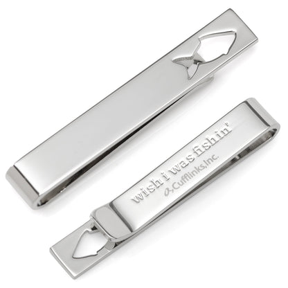Fishing Cut-Out Hidden Message Tie Bar by Cufflinks.com