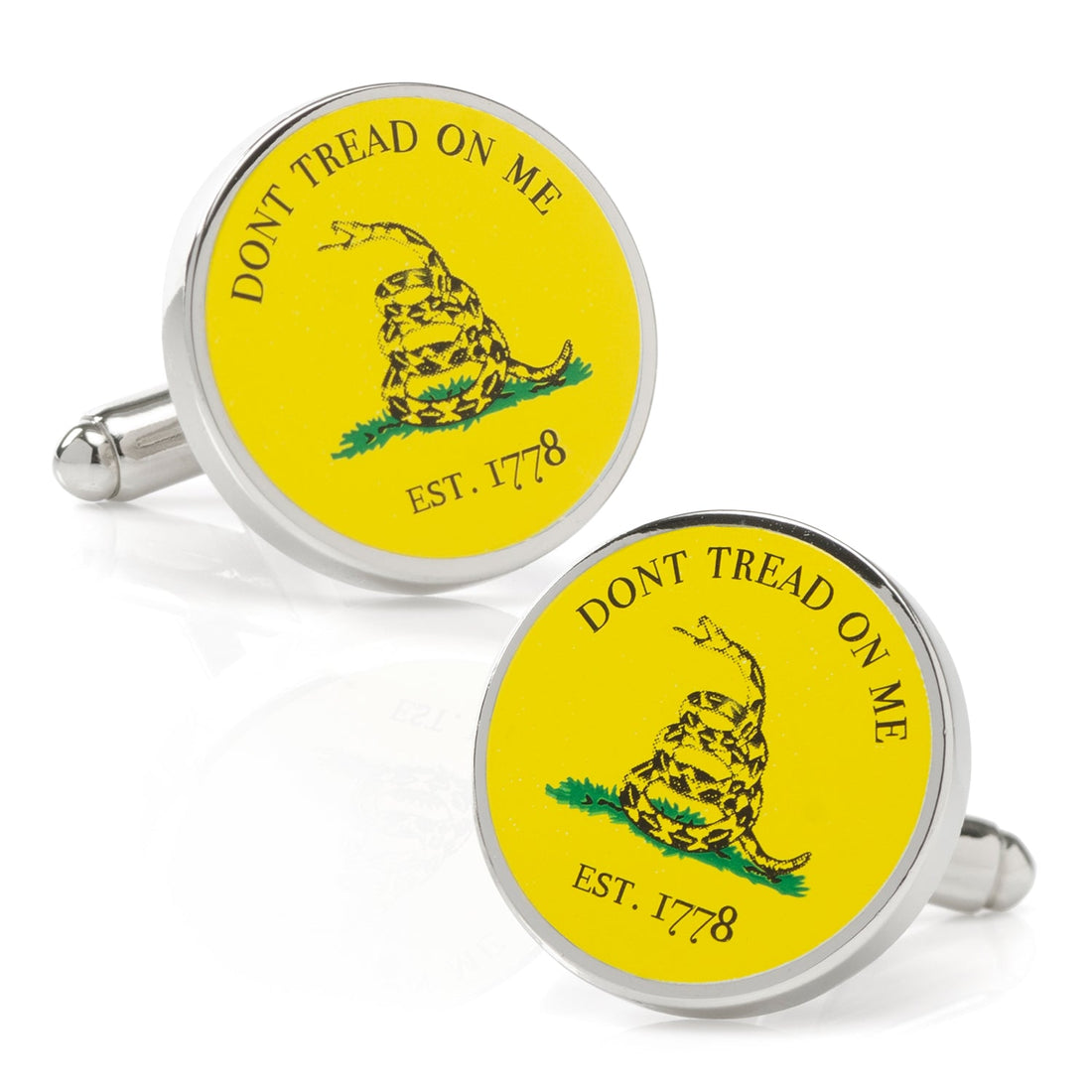 Gadsden Flag Cufflinks by Cufflinks.com