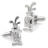 Plated Golf Bag Cufflinks by Cufflinks.com