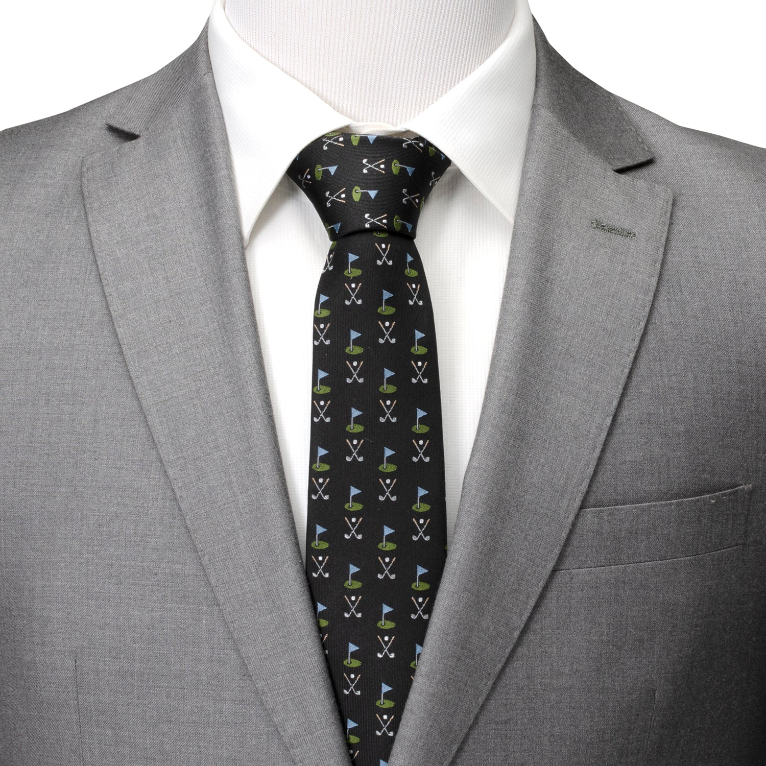 Golf Course Black Silk Men&