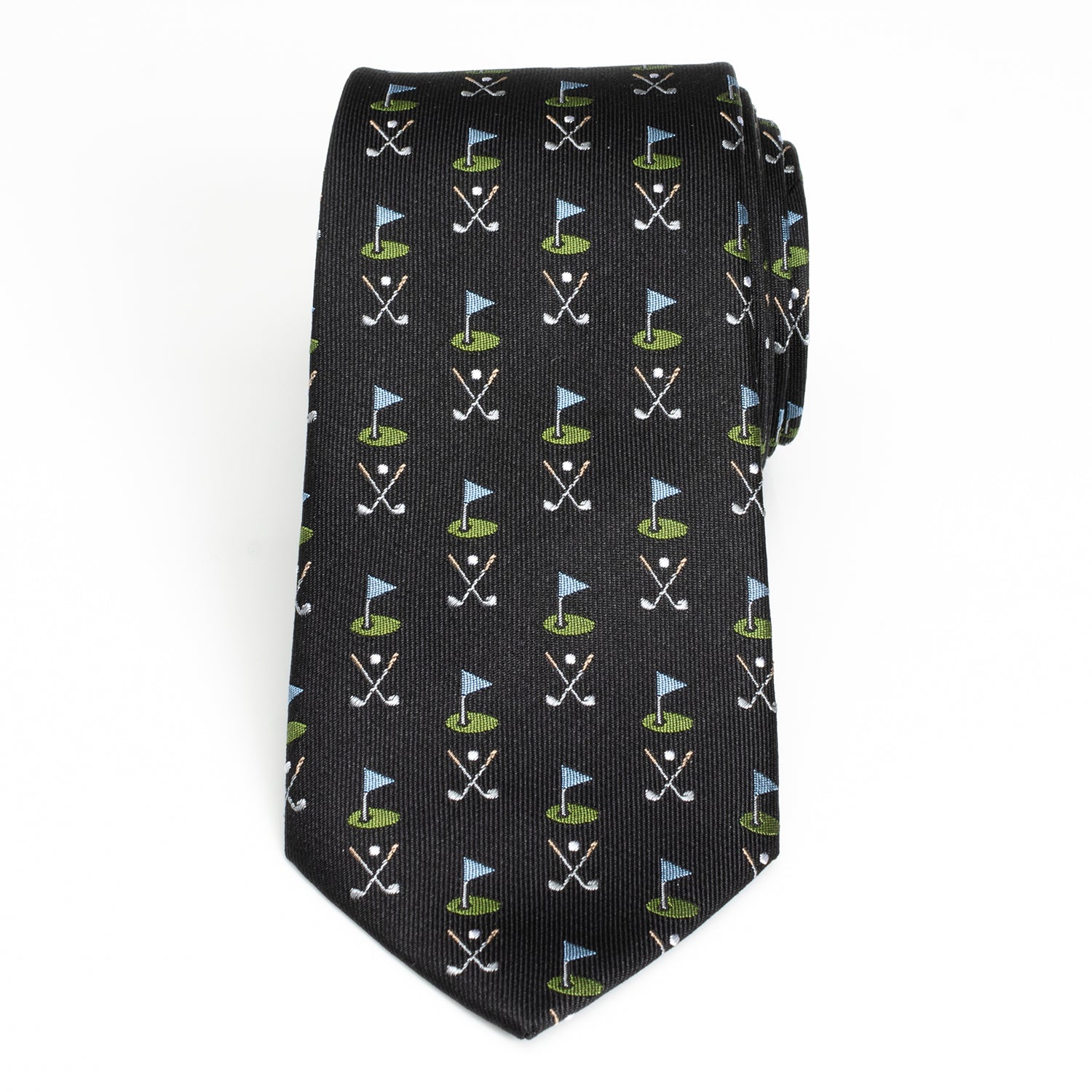 Golf Course Black Silk Men&