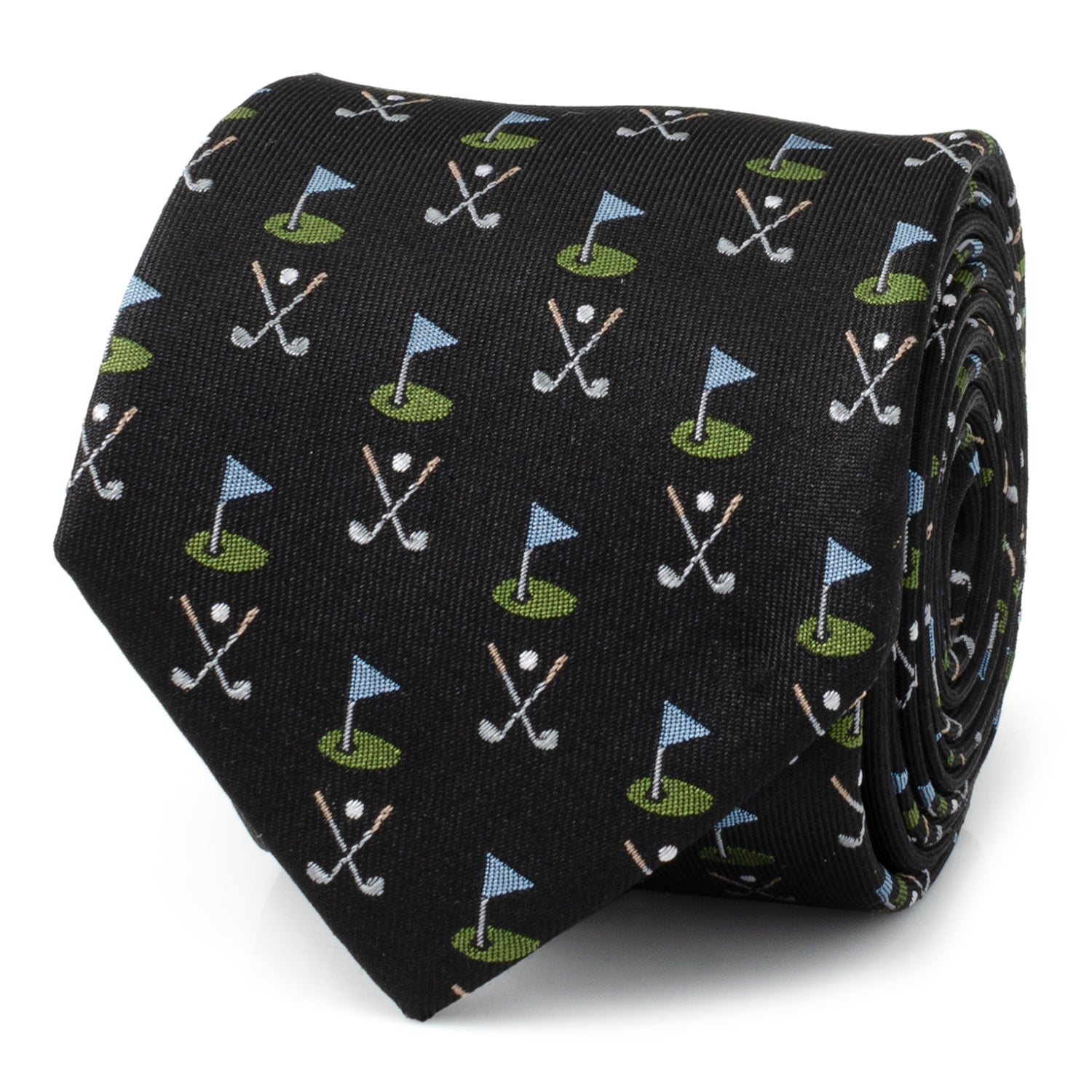 Golf Course Black Silk Men&