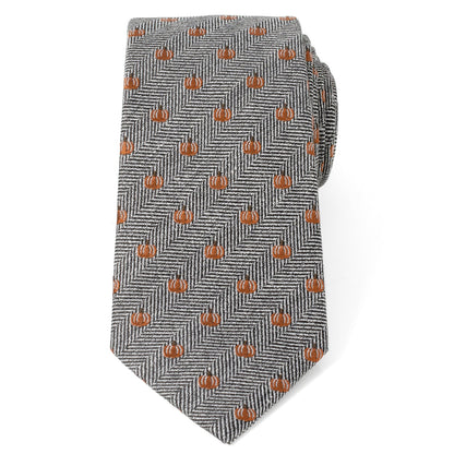 Holiday Pumpkin Herringbone Tie by Cufflinks.com