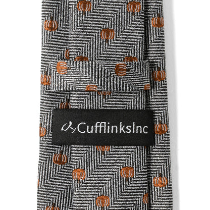 Holiday Pumpkin Herringbone Tie by Cufflinks.com